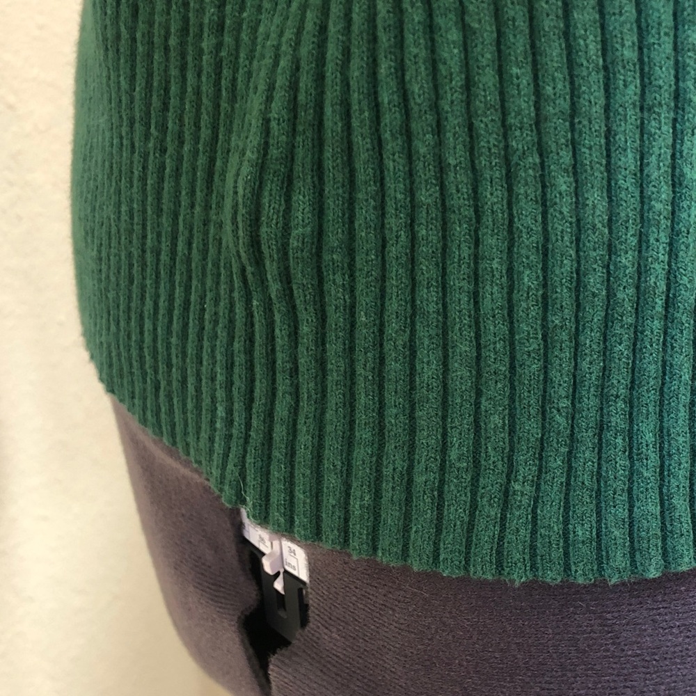Old Navy Sosoft Lite Green Turtleneck Ribbed Sweater - Picture 9 of 14